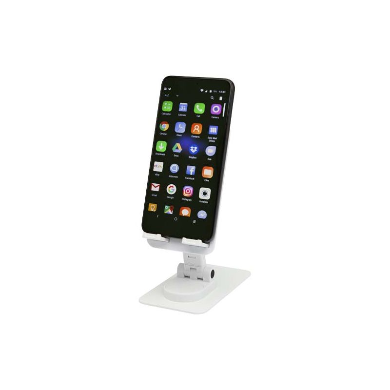 "Alhena" Foldable Recycled Plastic Mobile Phone Holder with Metal Desk Stand