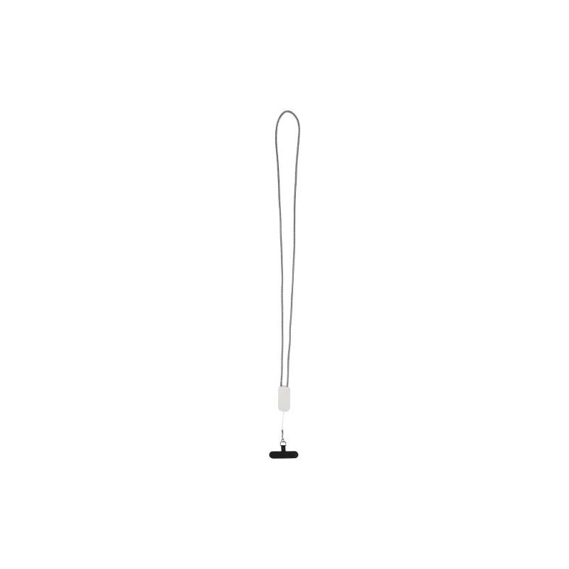 "Anser" 27W 5-in-1 recycled plastic smartphone lanyard with integrated cable