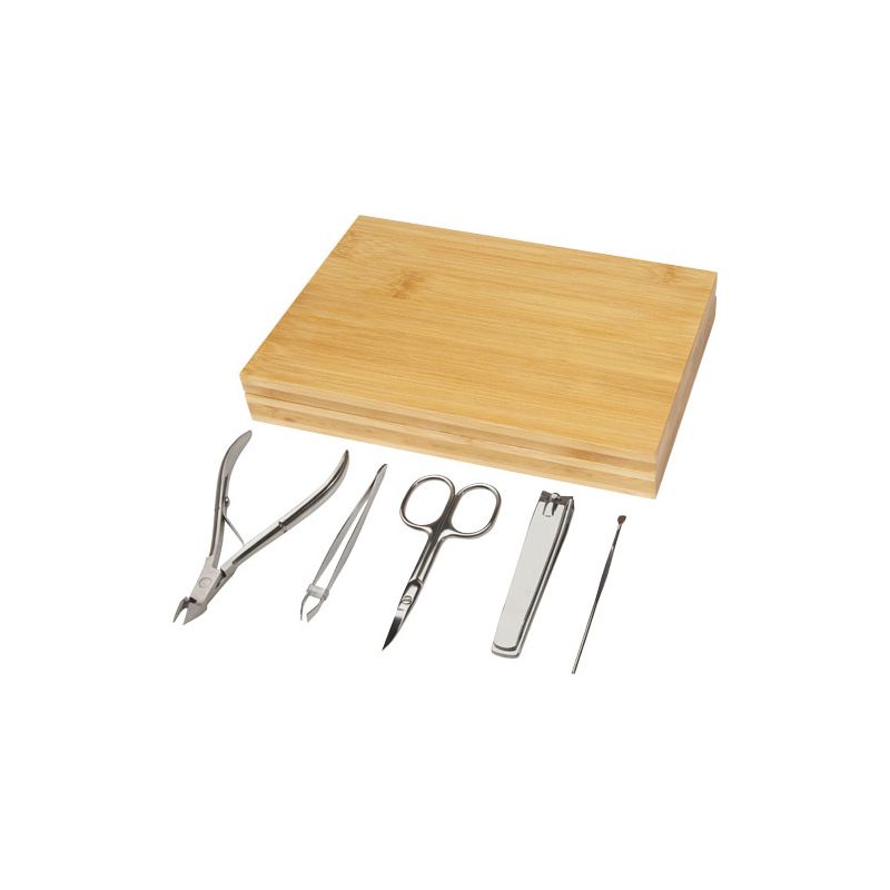 5-piece bamboo manicure set "Ladia"