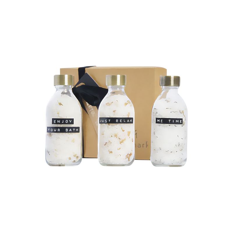 Set of 3 x 200 ml "Wellmark Just Relax" bath salts
