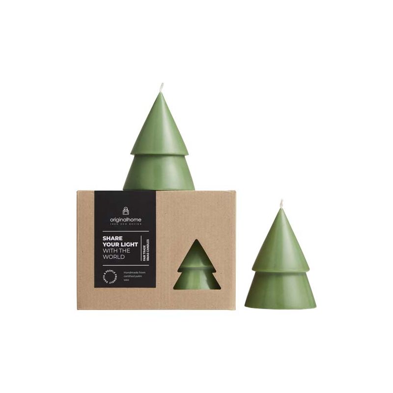 Christmas Tree Candle Set of 2 - M "Originalhome"