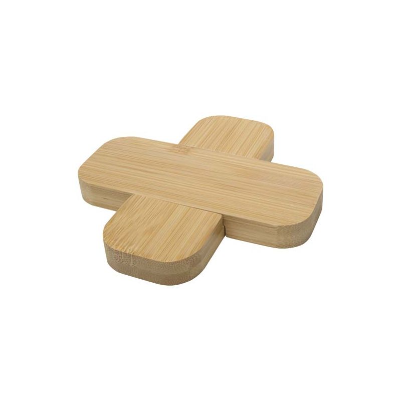 Small bamboo trivet "Croc"