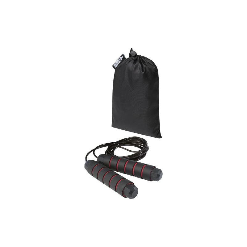 Soft skipping rope in RPET pouch "Austin"