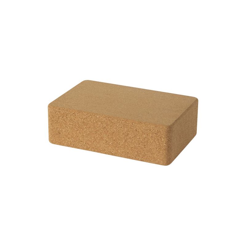 "Trikona" Cork Yoga Brick