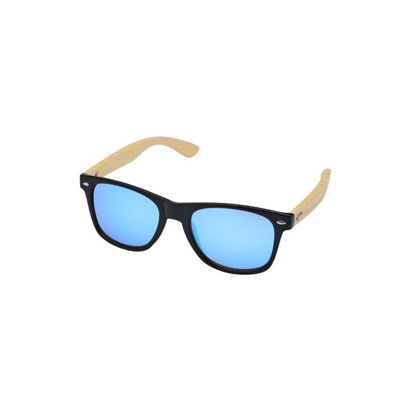 "Hue" bamboo arm sunglasses