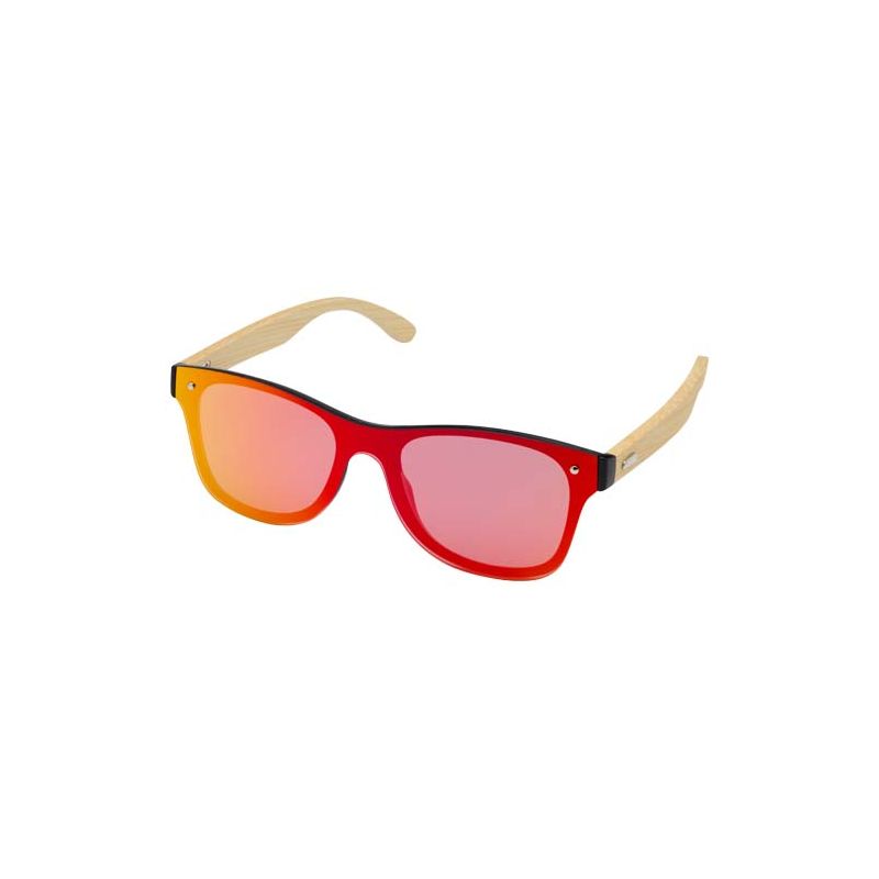 "Tan" bamboo arm sunglasses