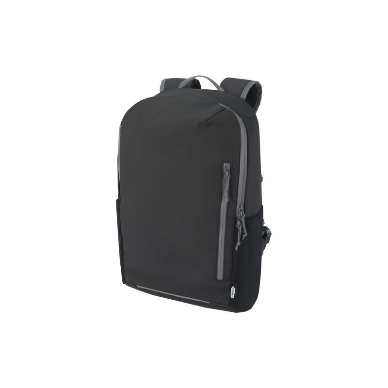 15" Waterproof Recycled Laptop Backpack with GRS Certification 21L "Aqua"