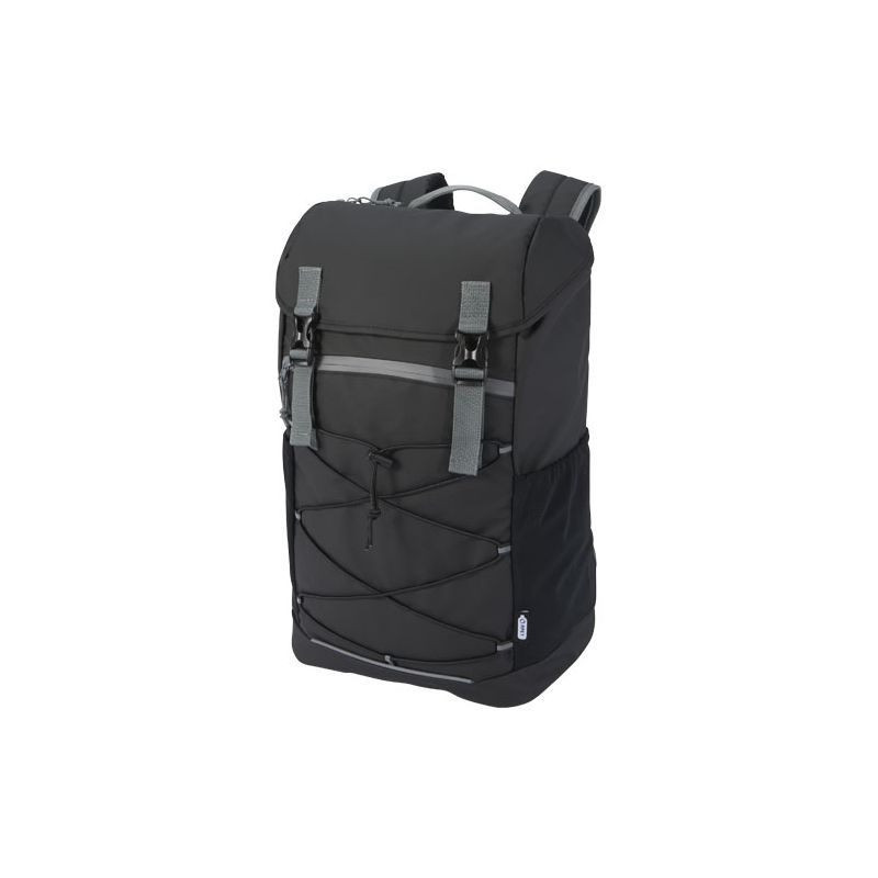 Certified GRS recycled waterproof 23L 15.6" laptop backpack "Aqua"