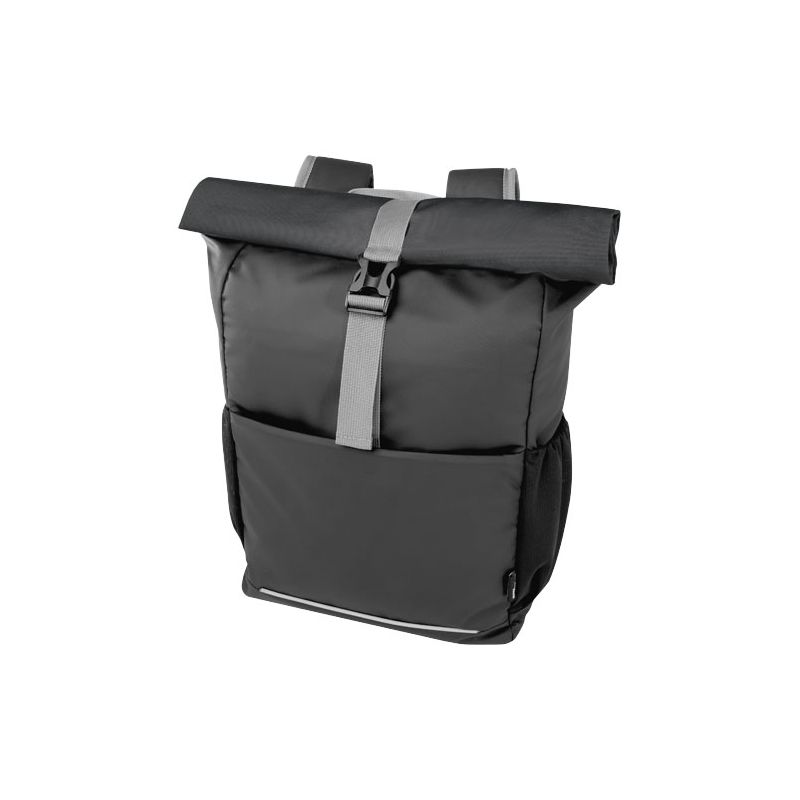 15" 20L Recycled GRS Waterproof Roll-Top Bicycle Bag "Aqua"