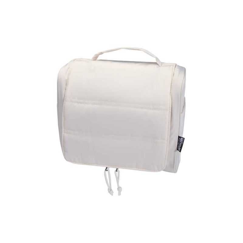 Recycled hanging toiletry bag GRS 8L "Puffer"