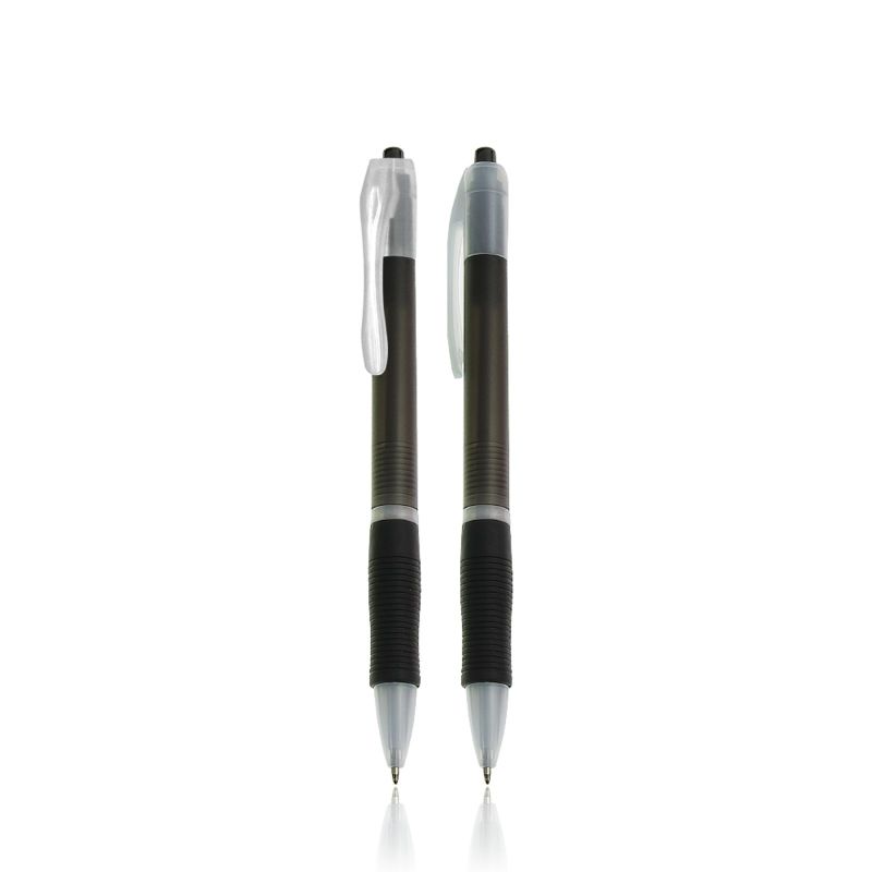 Plastic ballpoint pen, with ergonomic grip