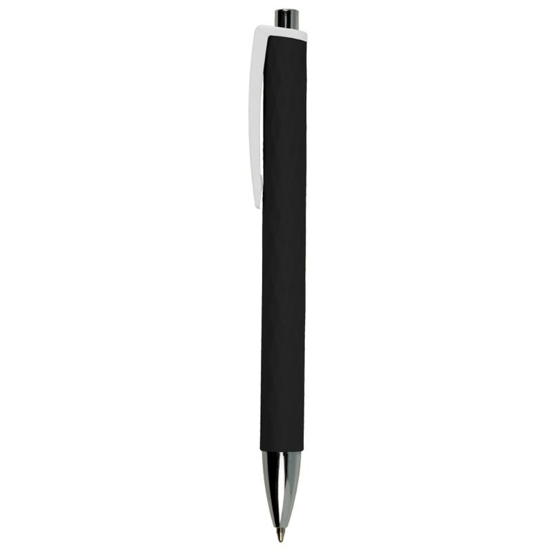 Hexica Ballpoint Pen in plastic, with wide clip