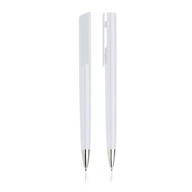 Plastic Ballpoint Pen with Click Mechanism