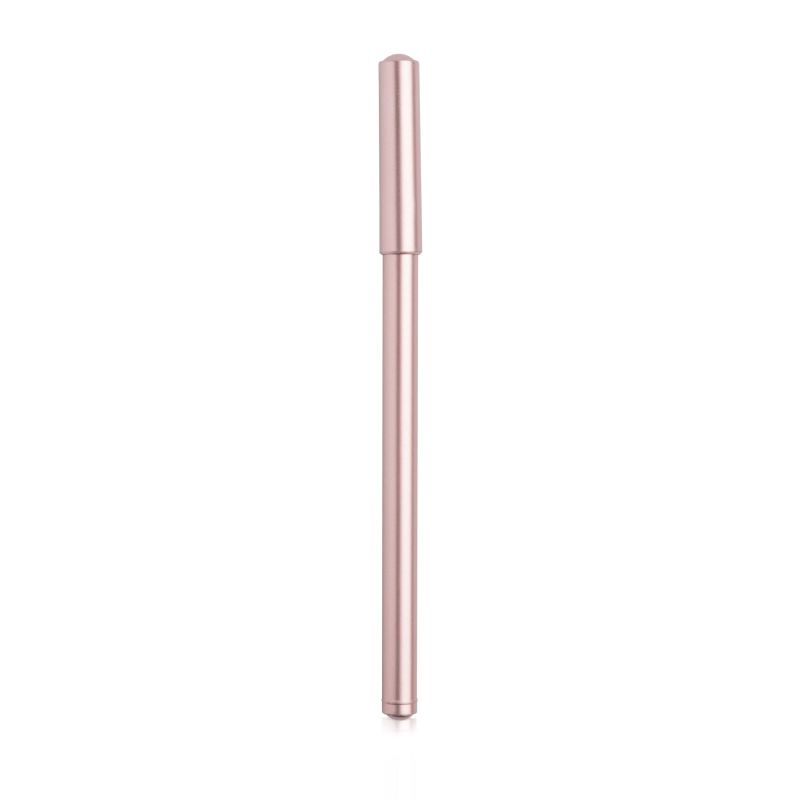 Charm Gel Ballpoint Pen, metallic finish, with cap