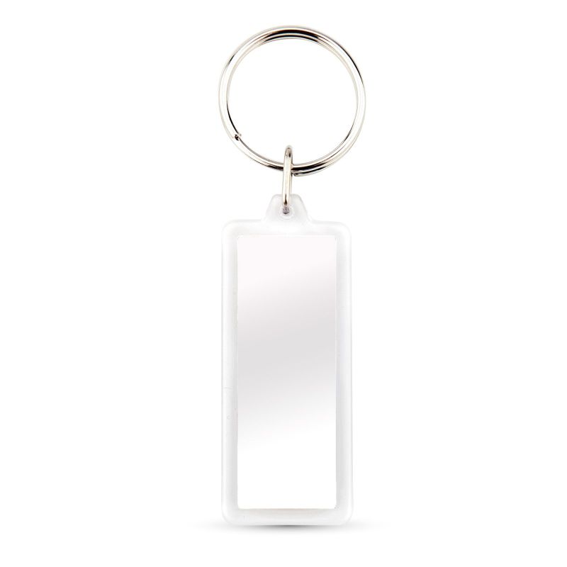 CR-18 Rectangular Keyring CR-18 with 2 sides, acrylic