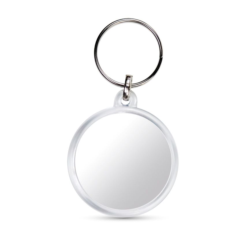CR-37 Round Acrylic Keyring Double-Sided