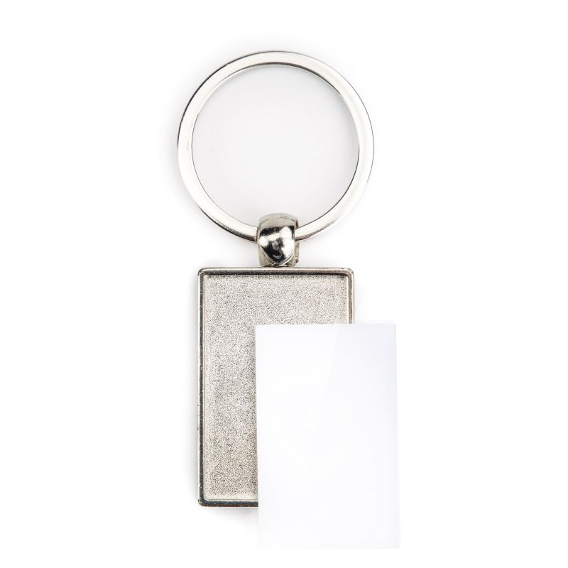 SM-40D Keyring SM-40D rectangular with 2 sides, metal