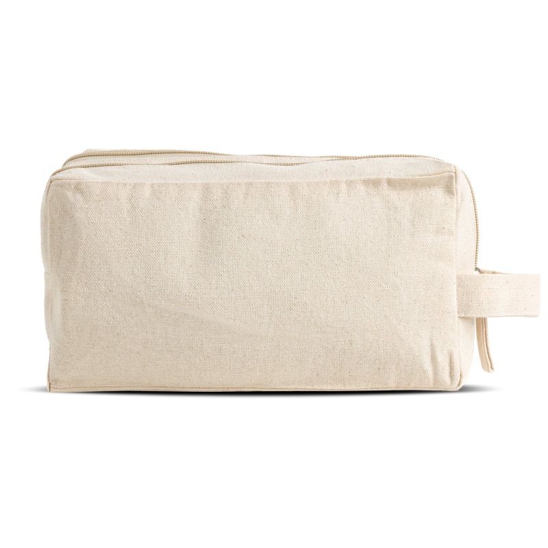 Dual Necessaire in canvas with double compartment