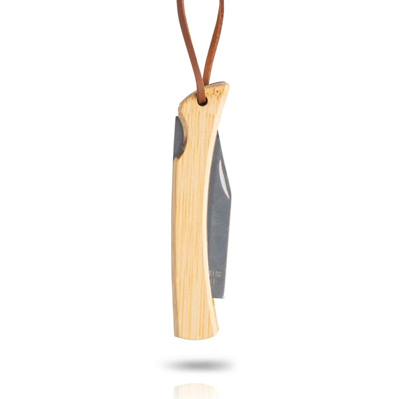 Bamblade Bamboo and Stainless Steel Pocket Knife