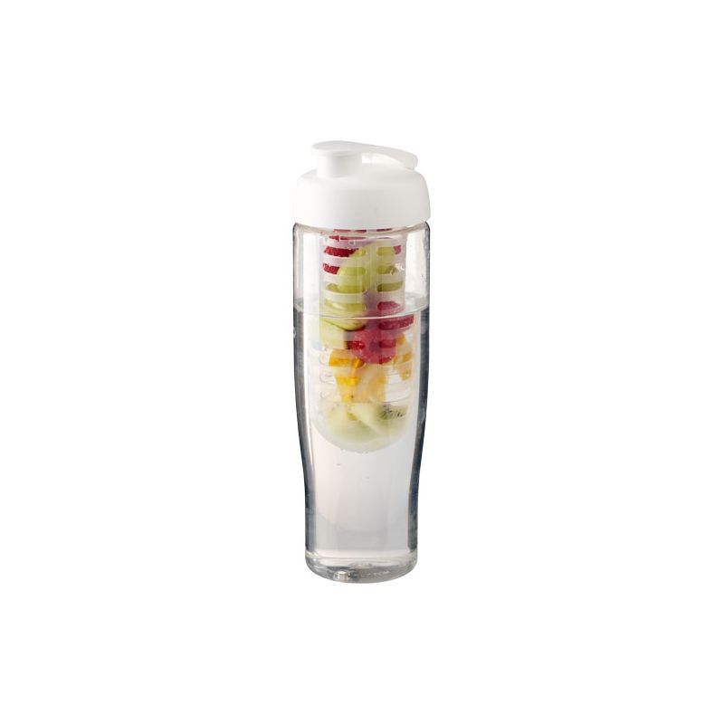 H2O Tempo® 700 ml sports bottle and infuser with flip lid