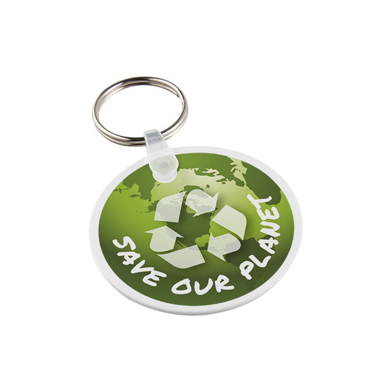 Recycled circular keyring "Tait"