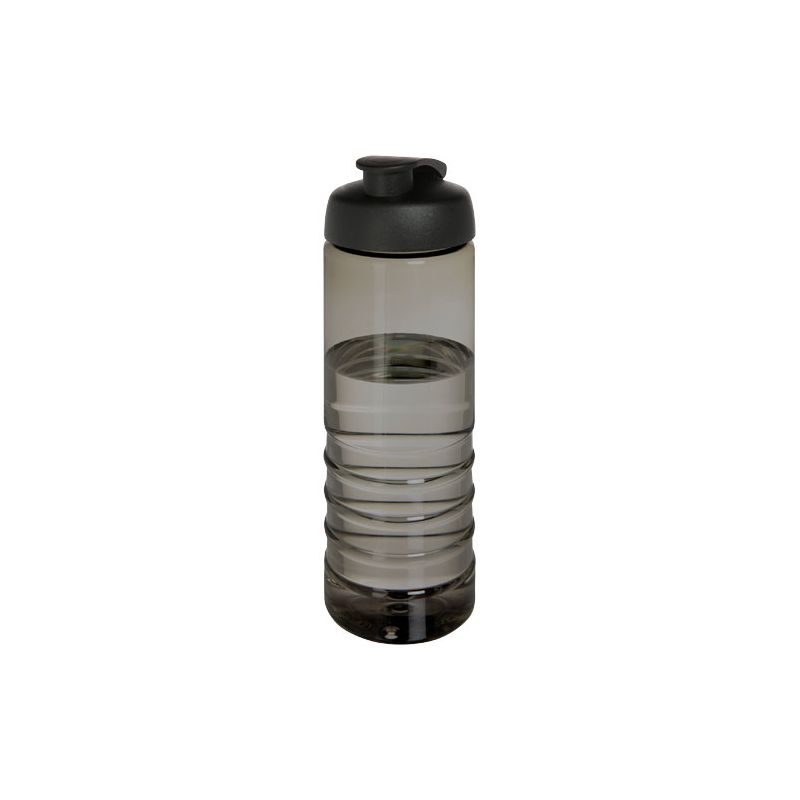 750 ml "H2O Active® Eco Treble" sports bottle with flip lid