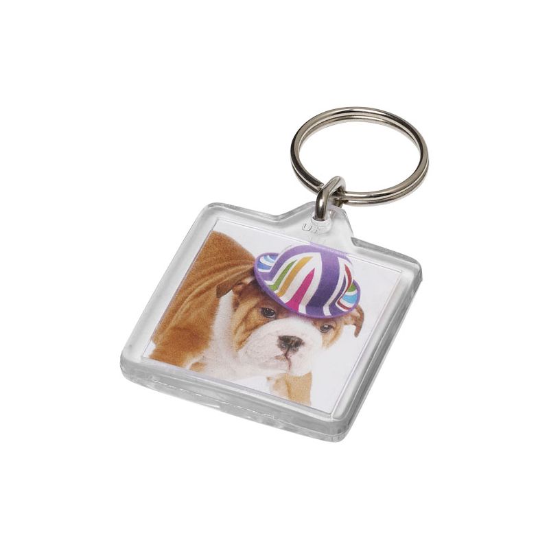 Square Keyring U1 "Vial"