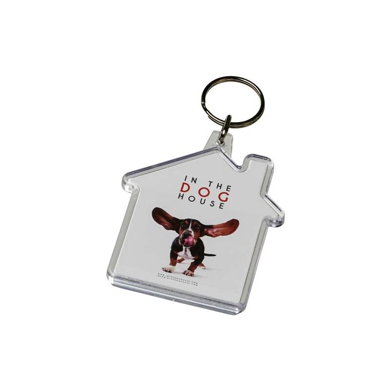 House-shaped keyring "Combo"