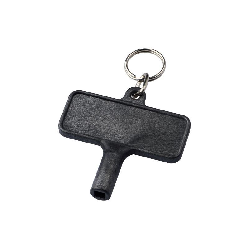 "Largo" plastic radiator key with keyring