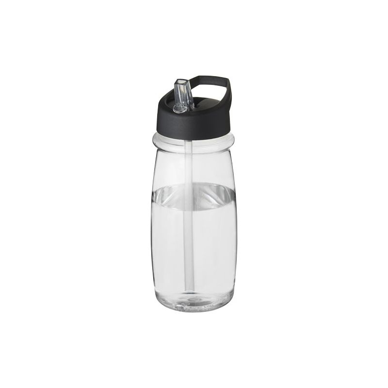 600 ml sports bottle with spout lid "H2O Pulse"