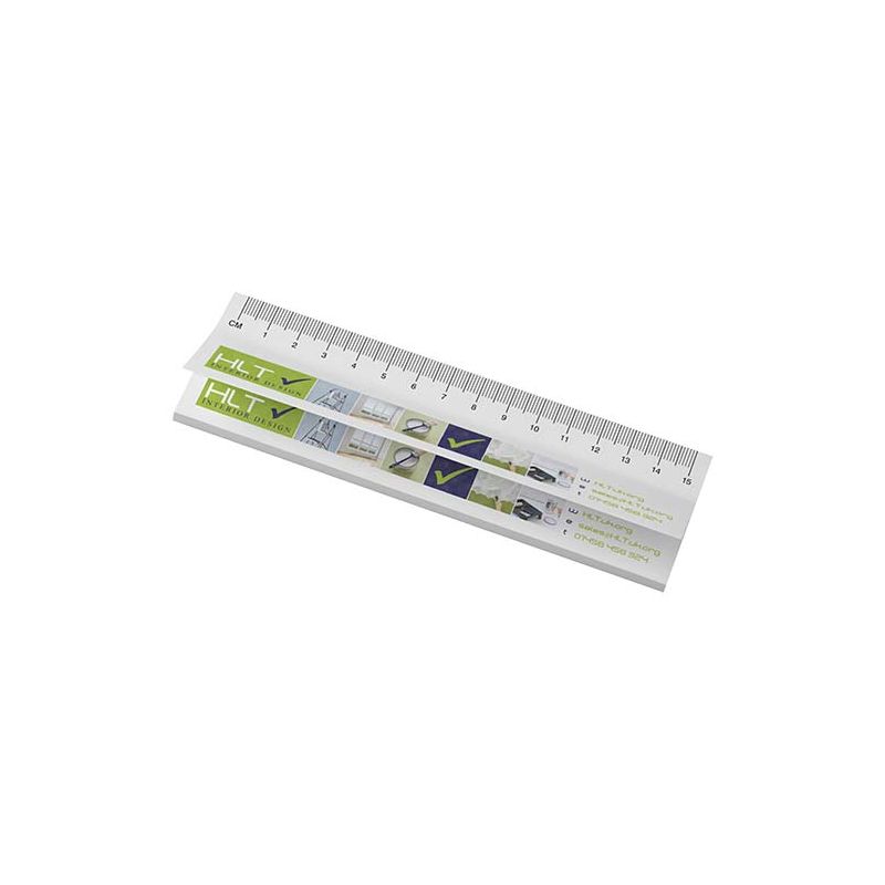 Recycled sticky notes with printed ruler "Sticky-Mate®"