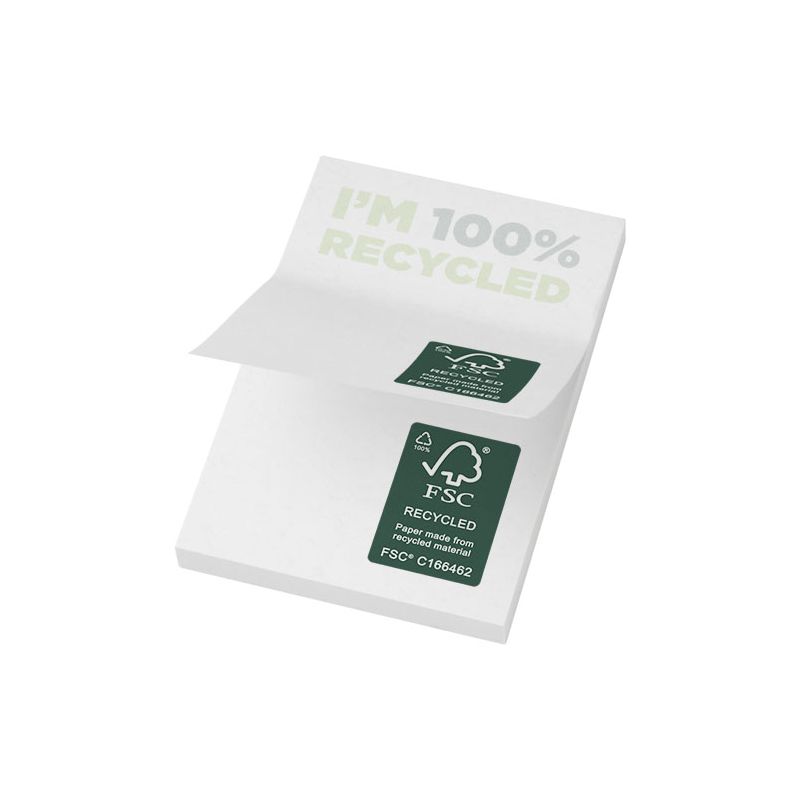 Recycled sticky notes 50 x 75 mm "Sticky-Mate®"