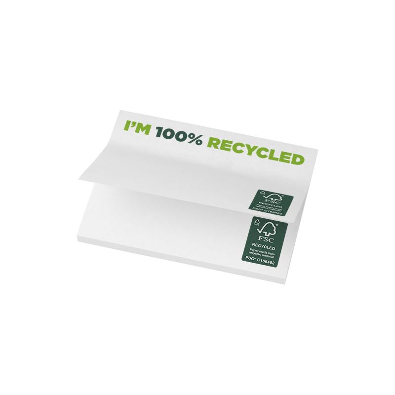 Recycled sticky notes 100 x 75 mm "Sticky-Mate®"