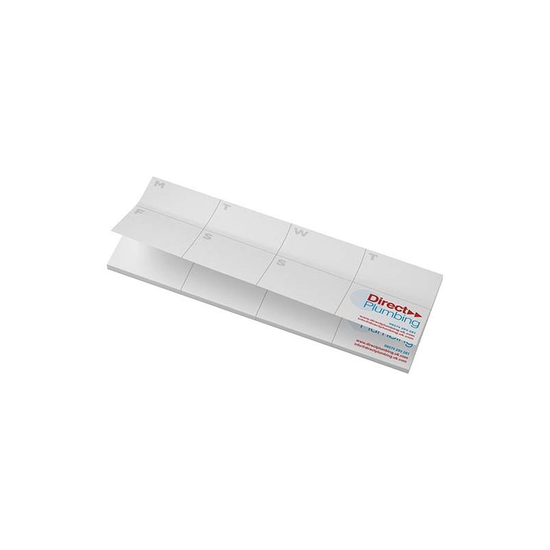 Recycled sticky notes with printed diary "Sticky-Mate®"
