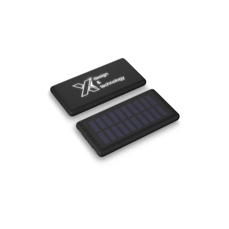 SCX.design P30 light-up solar 8000 mAh power bank