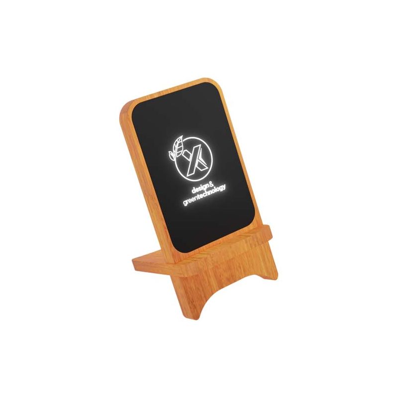 15W luminous wireless wooden stand "SCX.design W16"