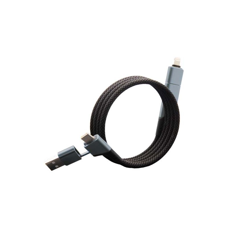 "SCX.design C52" 100W 4-in-1 Ultra-Fast Magnetic Charging Cable RPET