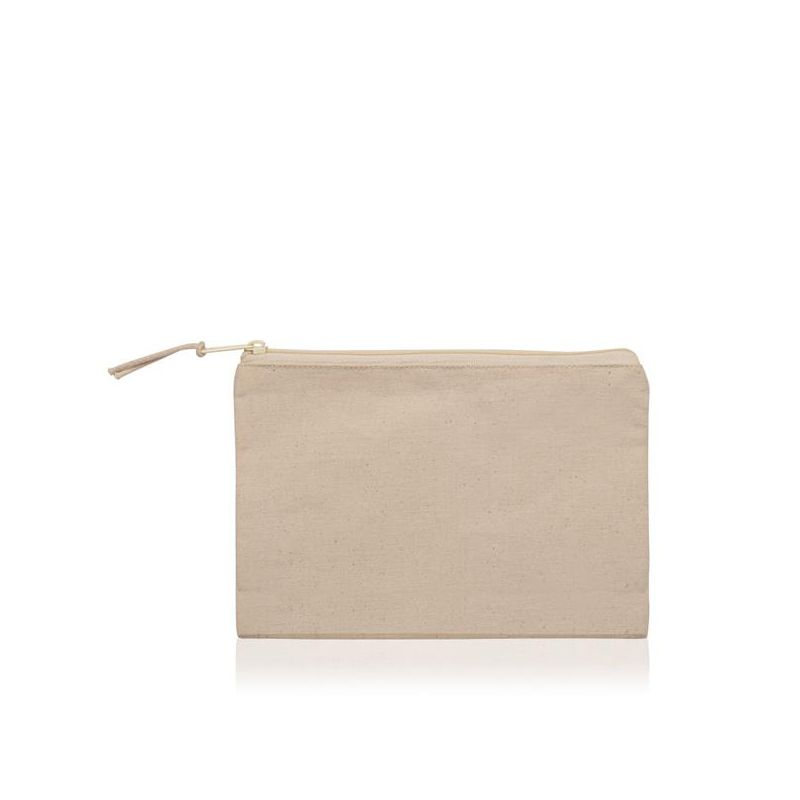 Cotpouch bag in 100% cotton canvas, with fastening