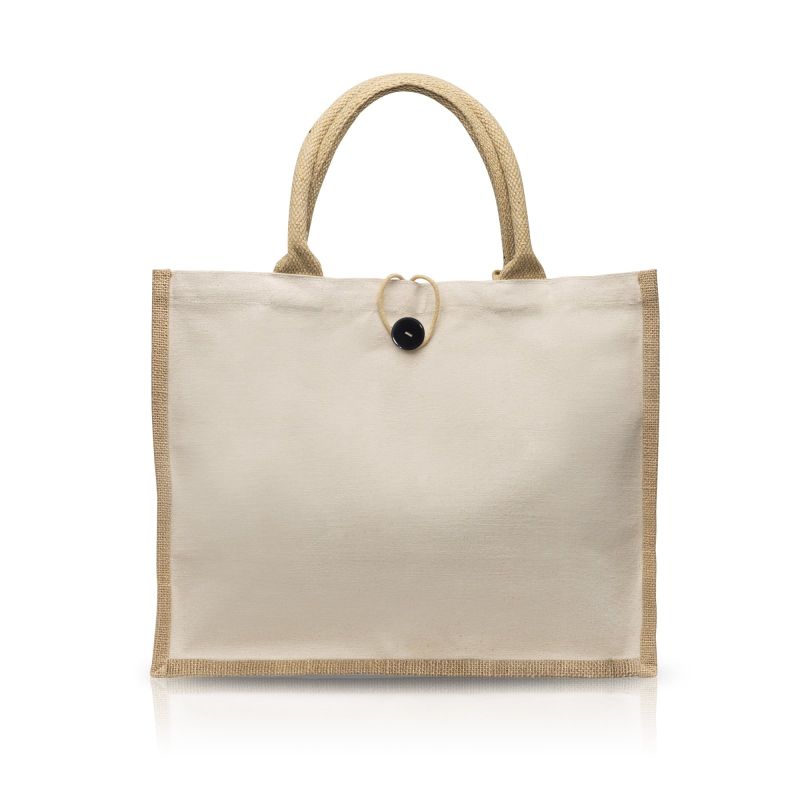 Jutecot Jute bag with 100% cotton canvas