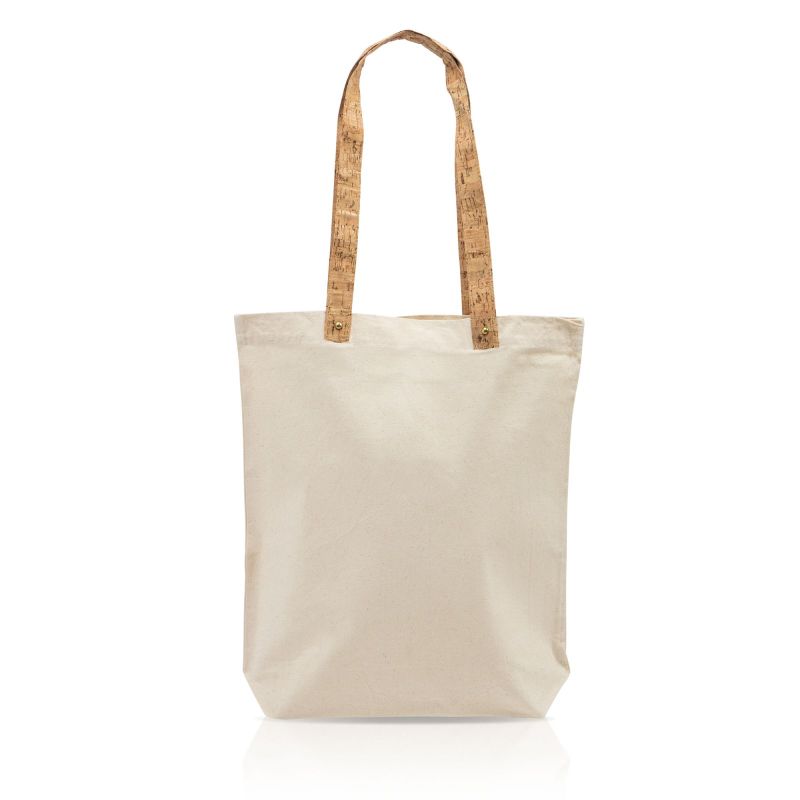 Natcork Cotton Bag with Cork Handles