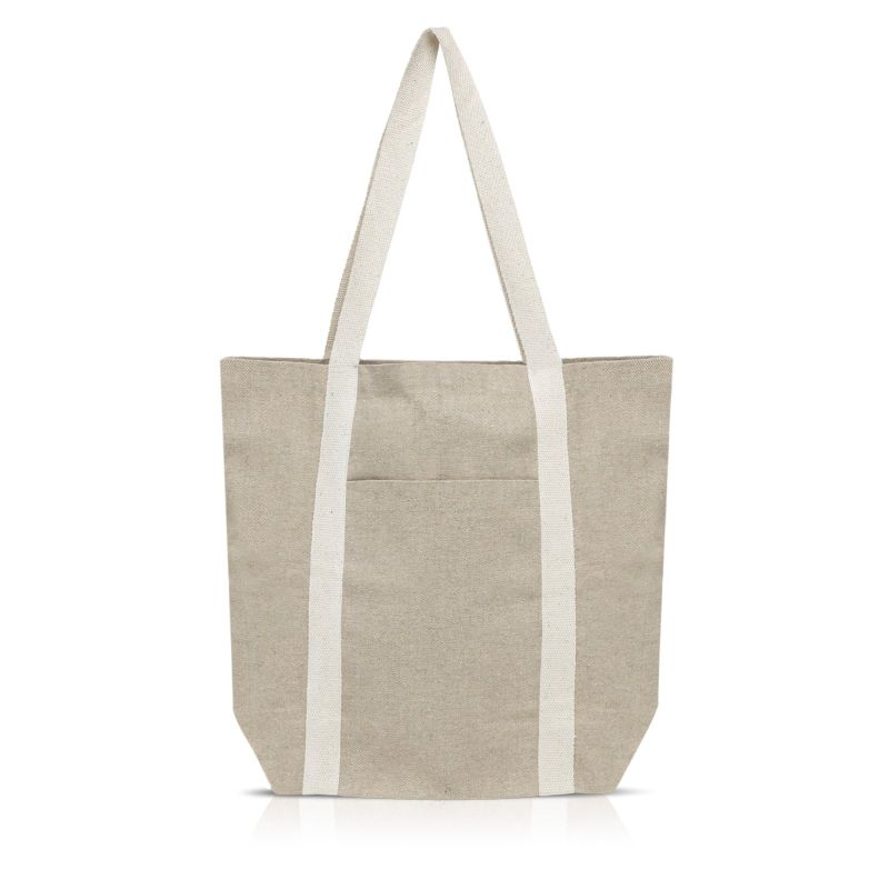 Dailybag Recycled Cotton Bag with Outer Pocket