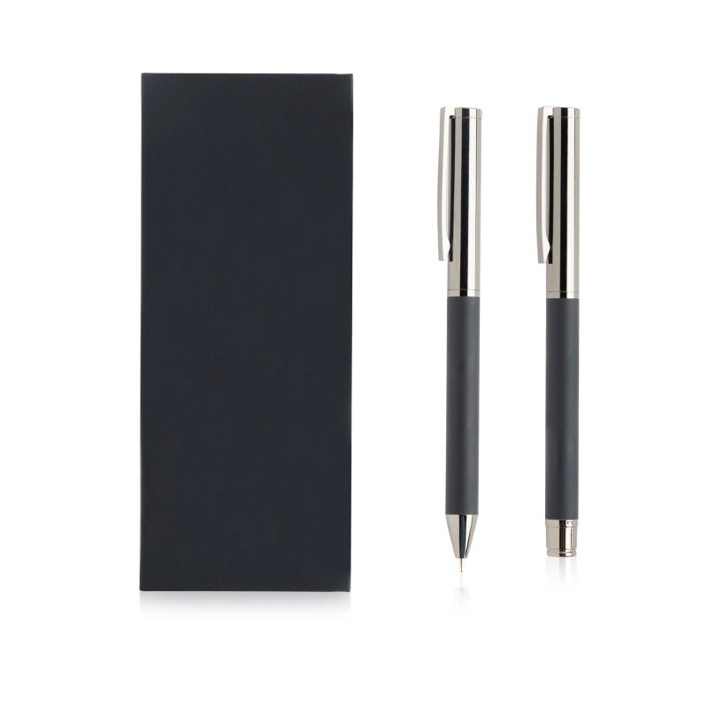 Kalel Metal Rollerball and Ballpoint Pen Set, Gift Box