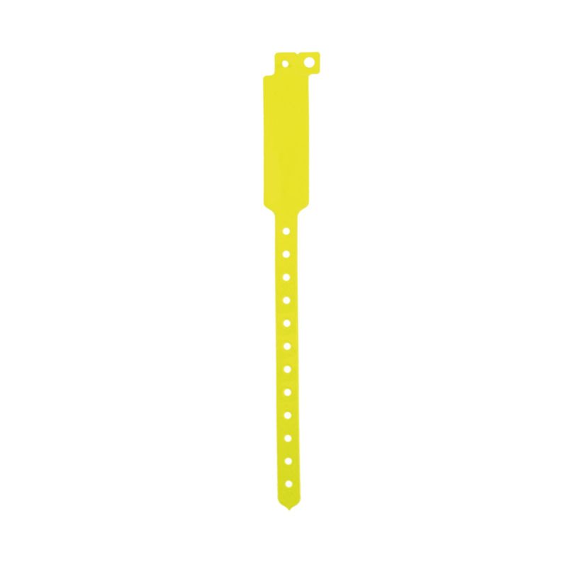 Darlen Tamper-Proof Fluorescent Vinyl Identification Wristband