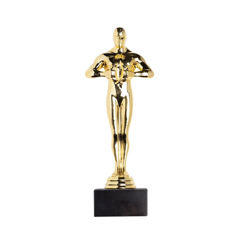 Harmon Golden Statuette Trophy, with Marble Base