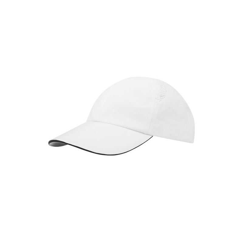 Cool 6-panel sandwich cap in recycled GRS "Morion"
