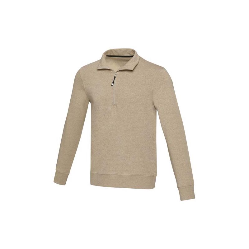 Camisola unissexo com fecho de correr parcial reciclada "Aware™" "Tin" 