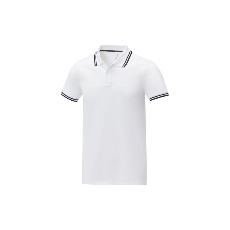 Men's "Amarago" short-sleeved polo shirt with trim