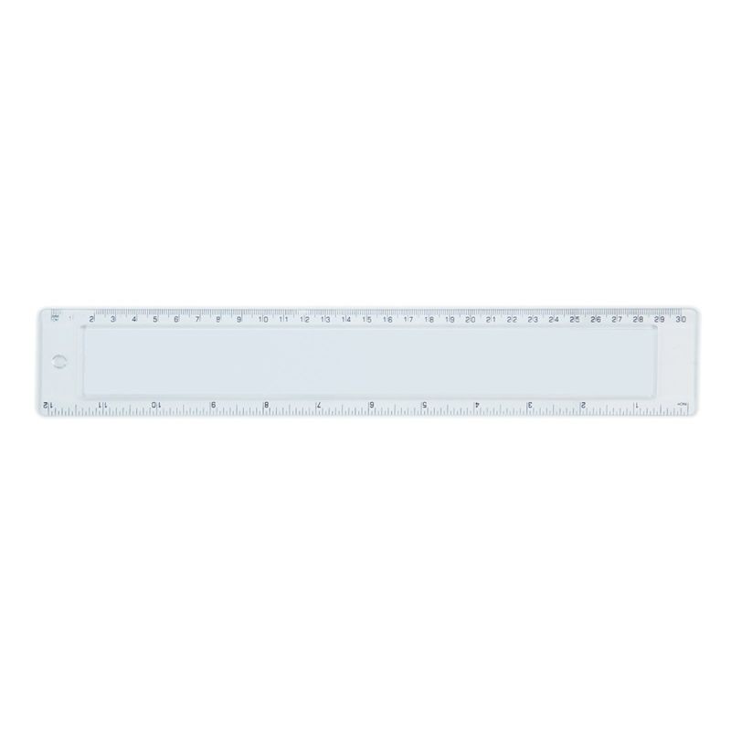 REG-30 Ruler REG-30 with acrylic cover and printed scale, 30cm