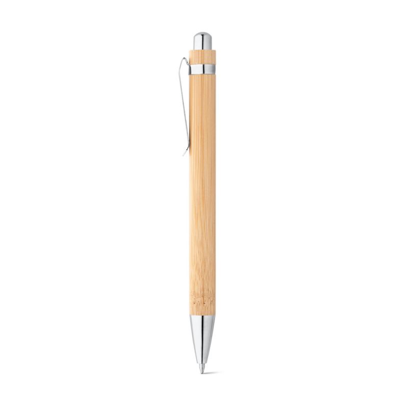 HERA Bamboo Ballpoint Pen with Metal Clip