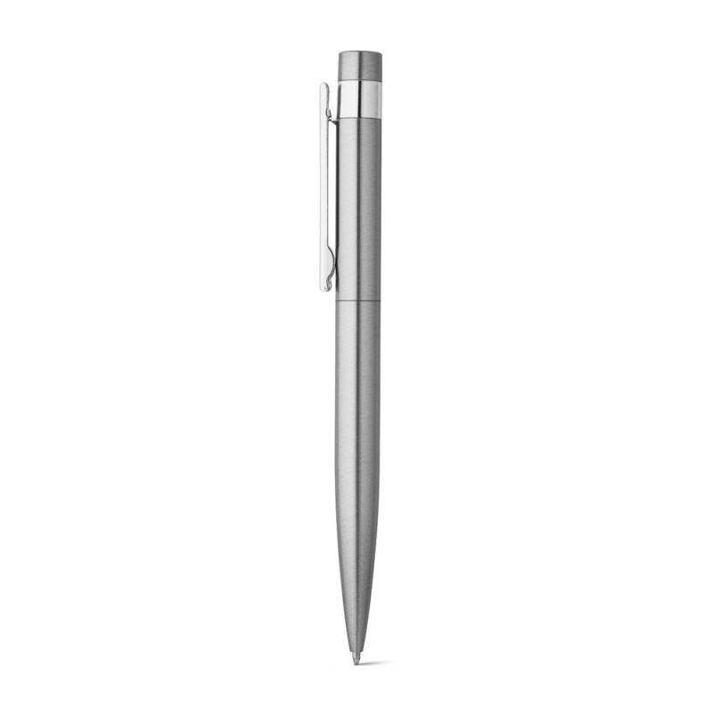 ALEXA Ballpoint pen with stainless steel barrel (53% rSS) and clip